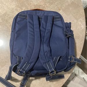 Equipped picnic backpack with cooler